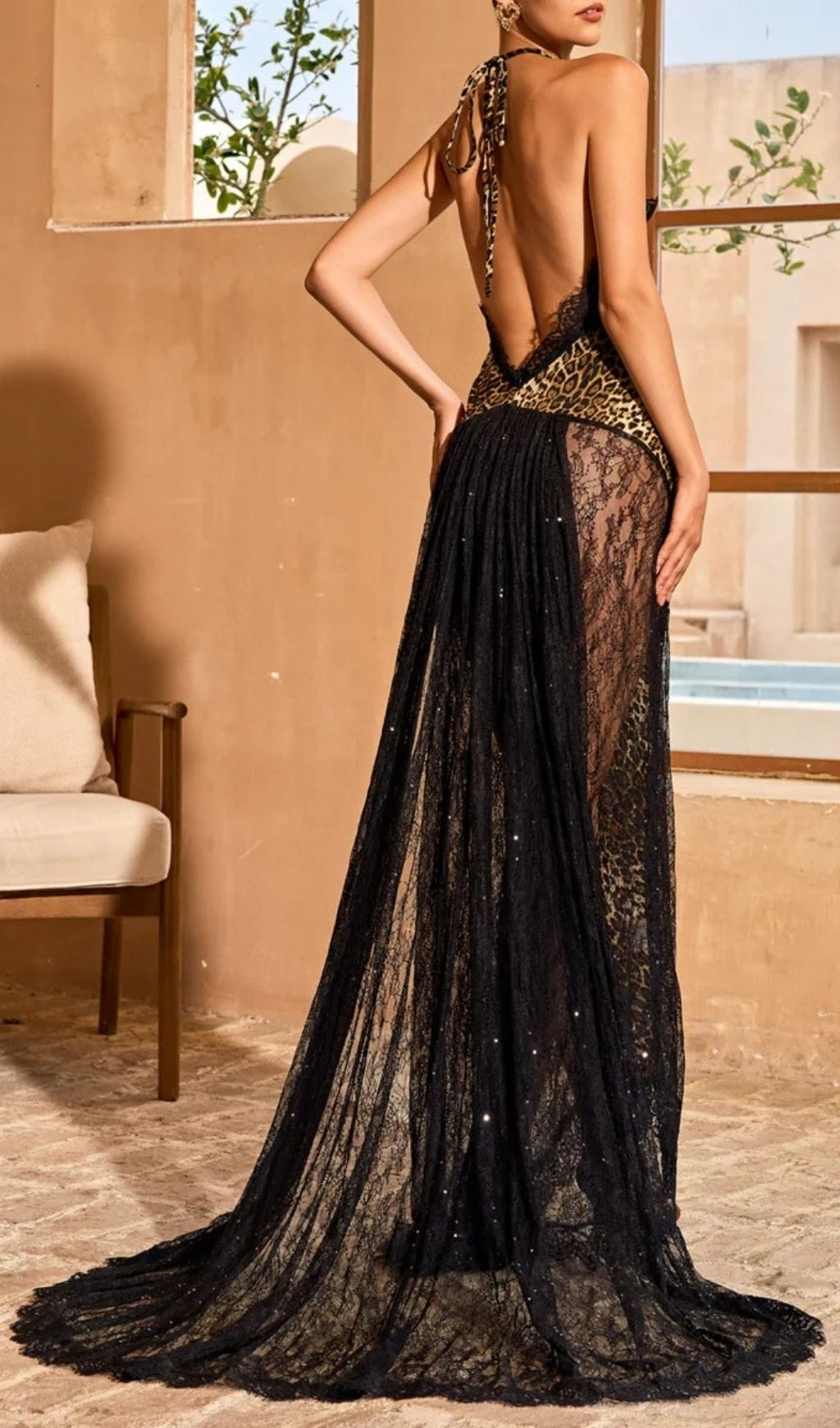 b929487c779d05bf3bde747ed54006c8.jpg Fashionslee Women Mavek Backless Lace Leopard Maxi Dress