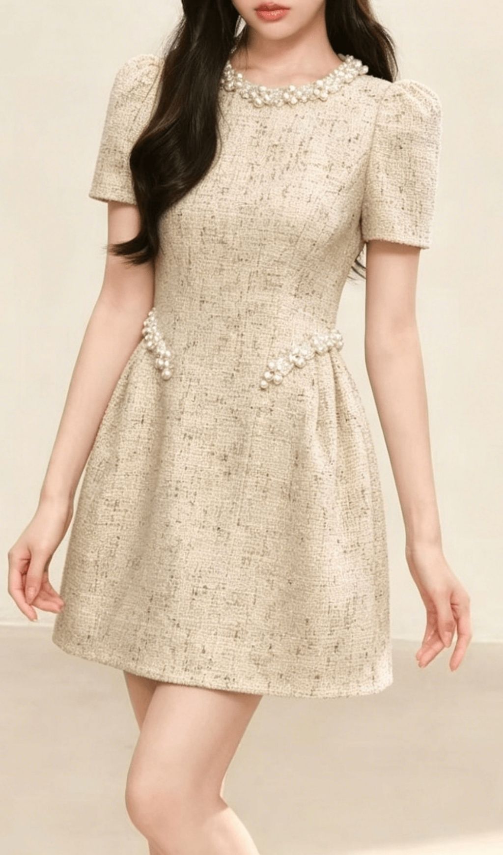 Fashionslee Women Kingslee Beaded Mini Dress
