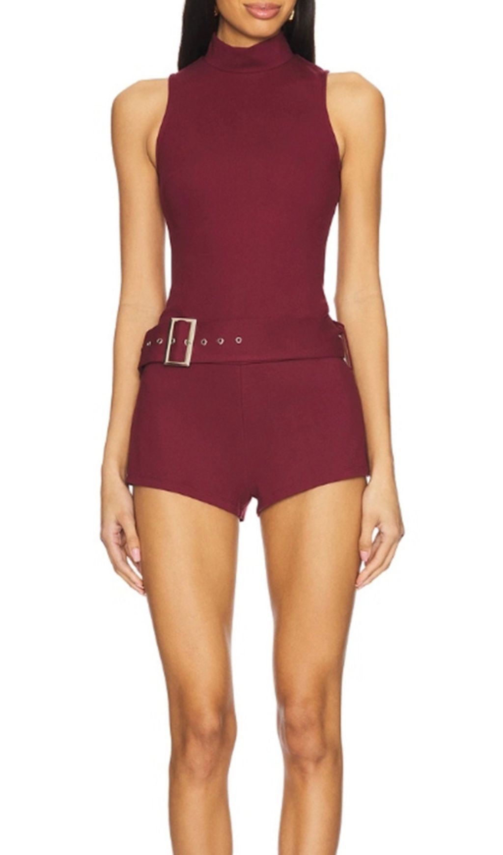 Fashionslee Women Hinata Sleeveless Belt Romper