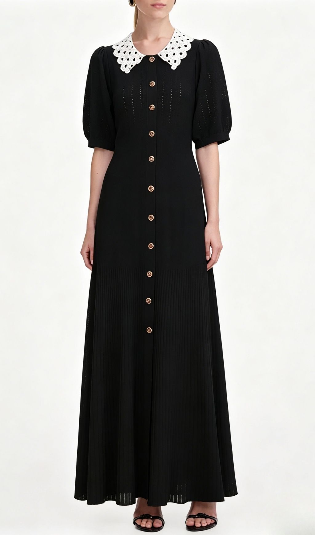 VINTAGE KNIT MIDI DRESS – AESTHETIC MUST-HAVE - OWNCI