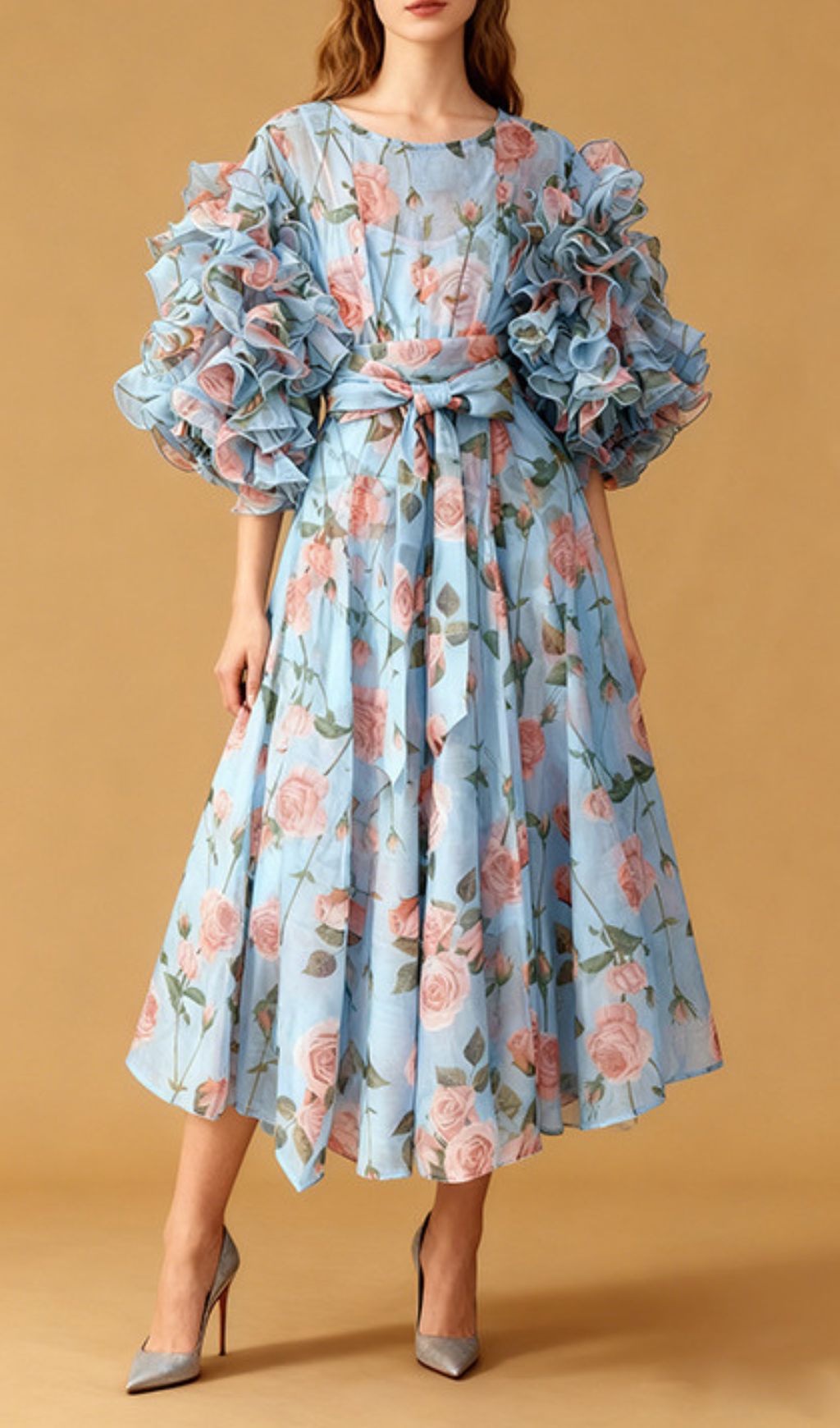 Fashionslee Women Jordin Floral Midi Dress