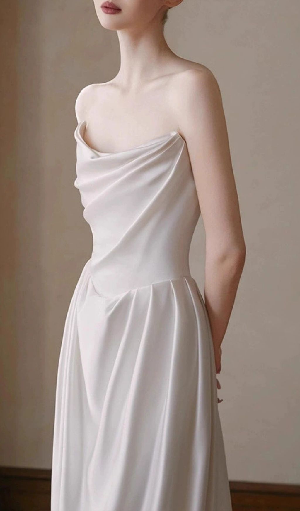 TRENDING WHITE STRAPLESS A-LINE WEDDING DRESS - OWNCI TRENDING WHITE STRAPLESS A-LINE WEDDING DRESS - OWNCI
