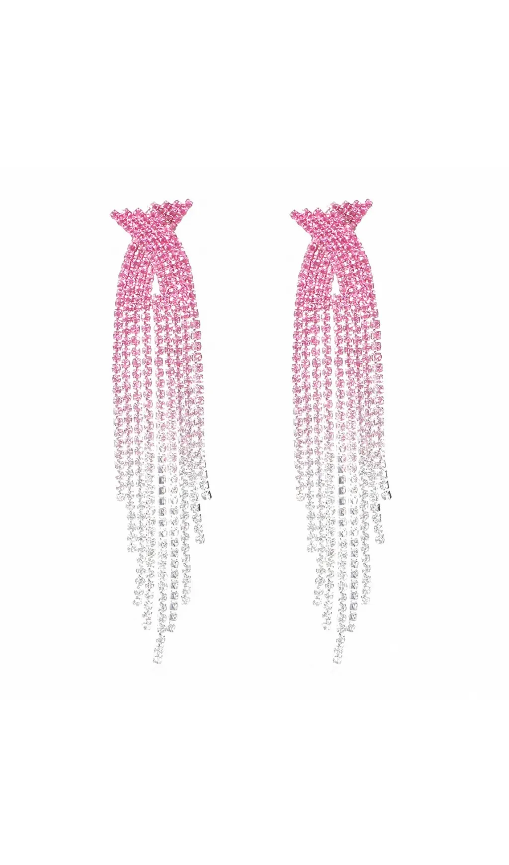 DANELLE TRENDING RHINESTONE TASSEL EARRINGS - OWNCI DANELLE TRENDING RHINESTONE TASSEL EARRINGS - OWNCI