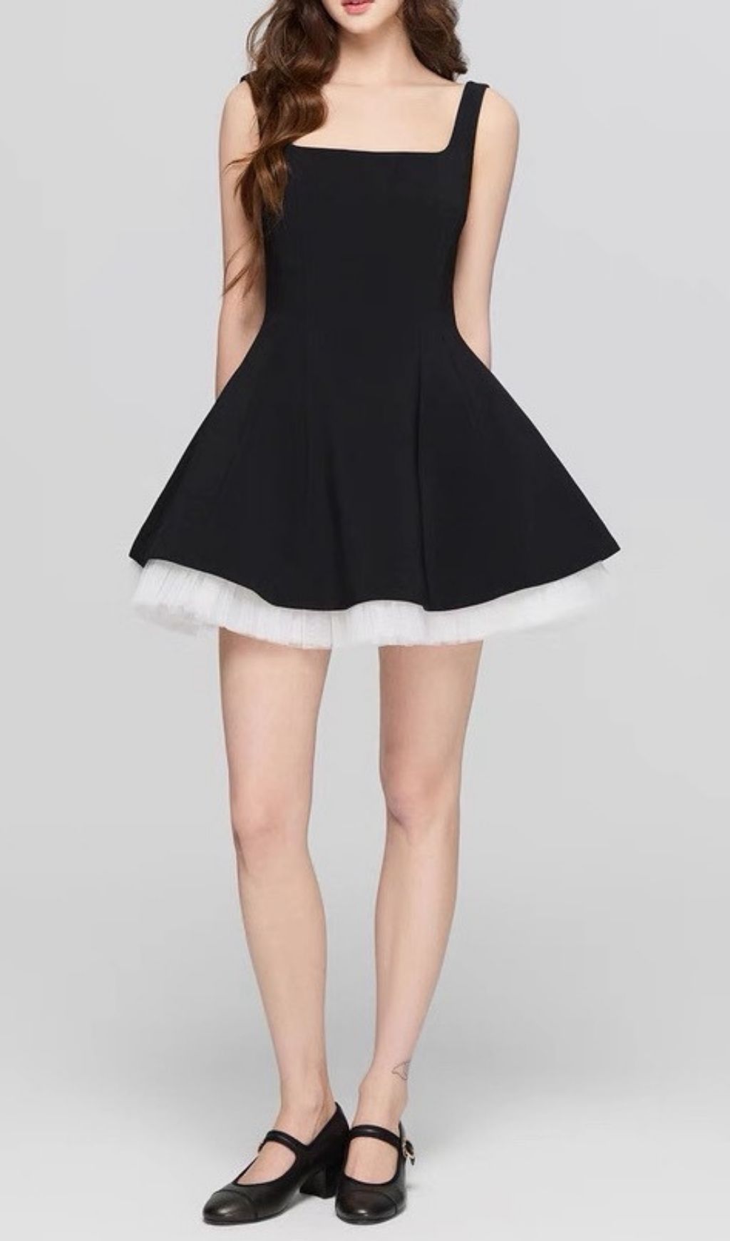 Fashionslee Women Karlie Black Strappy Mini Dress