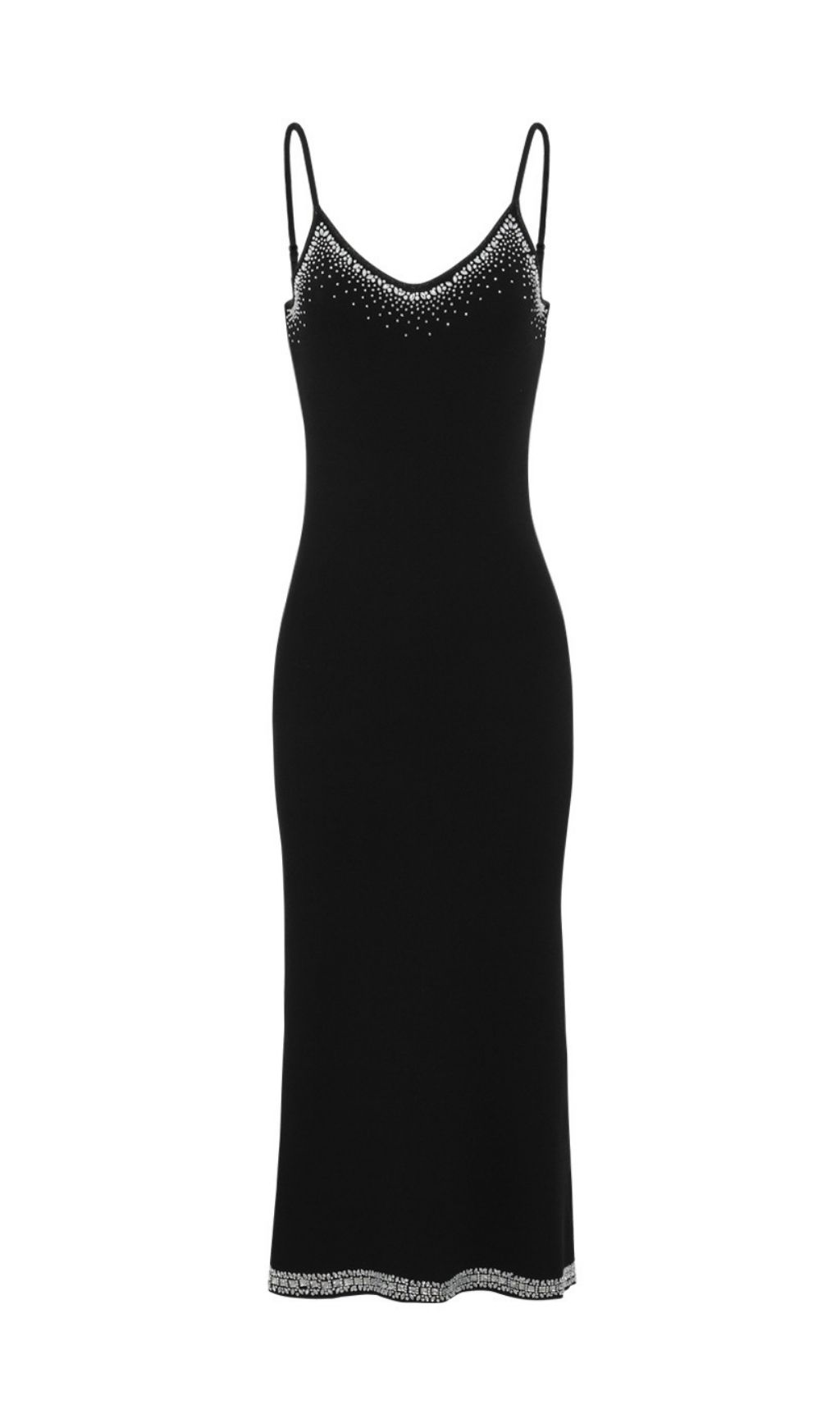 bb20c43a6215964243a5d0f01041a450.jpg Fashionslee Women Kinsey Black Diamante Knit Cardigan & Midi Dress Set