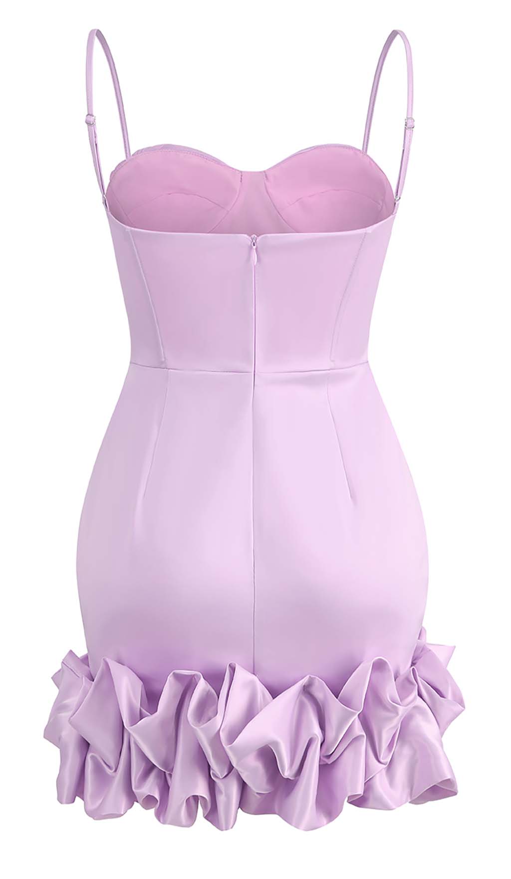 bb68f79d0b308fe99fe64bb96acf8e3b.jpeg Fashionslee Women Ruffled Corset Mini Dress In Purple
