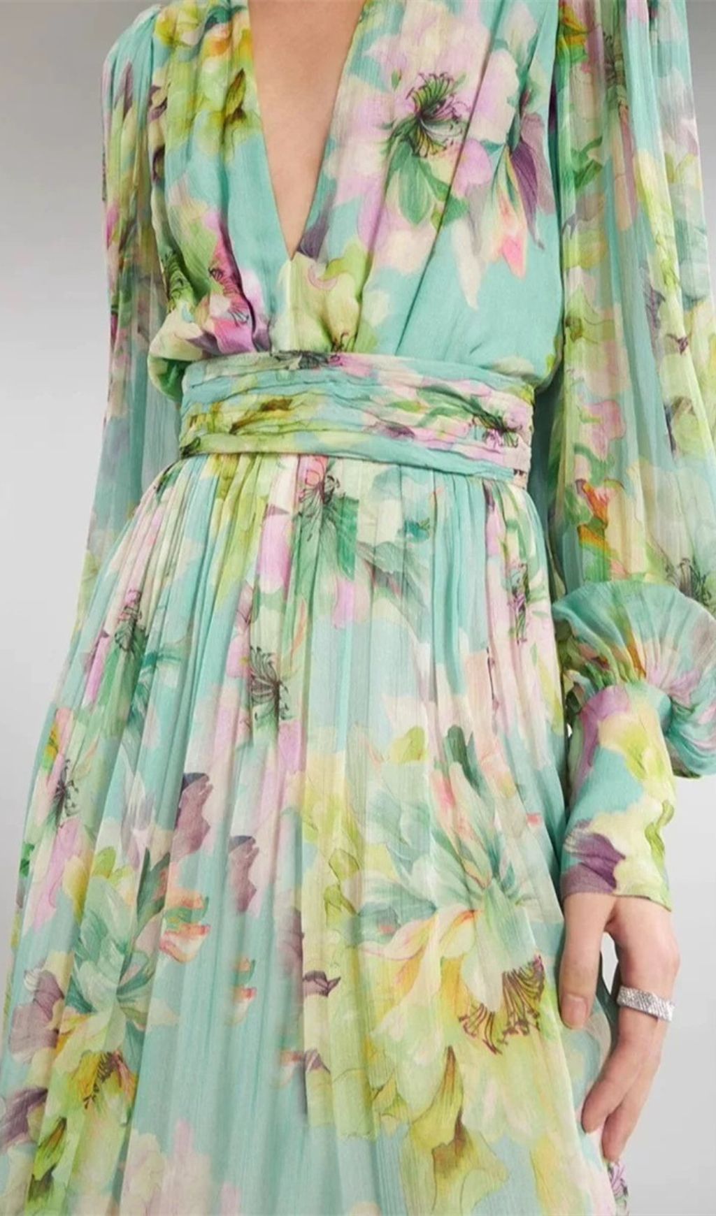 bbecdae84e0110f983eb90d8a759692a.jpg Fashionslee Women Frymet Floral Printed Long Sleeve Maxi Dress
