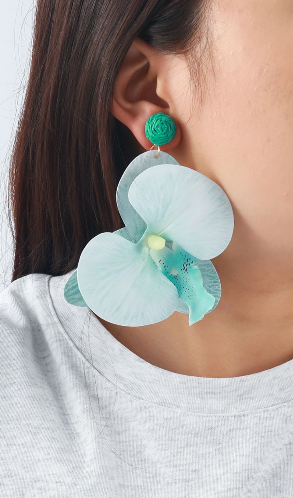 bc2047e87dd3038f4c2d54dfb15df874.jpg Fashionslee Women Olatunde Blue Flower Earrings