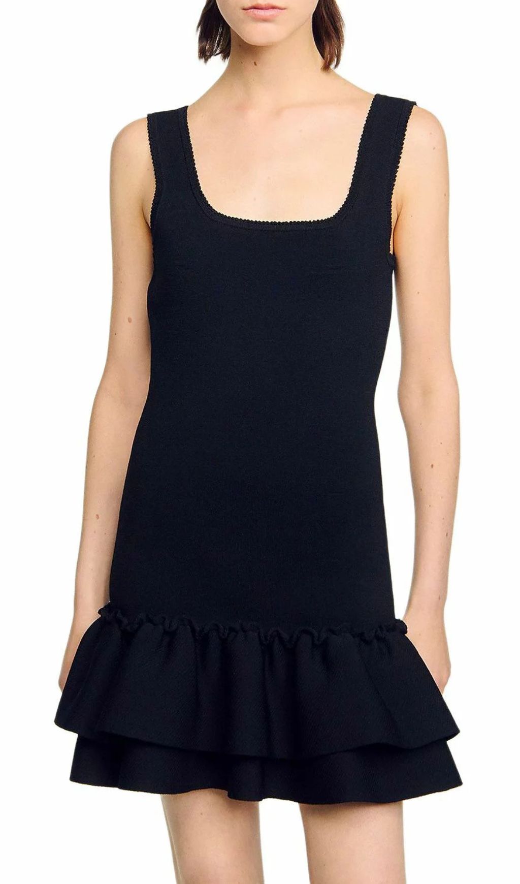 TRENDING RUFFLED KNIT MINI DRESS - OWNCI TRENDING RUFFLED KNIT MINI DRESS - OWNCI