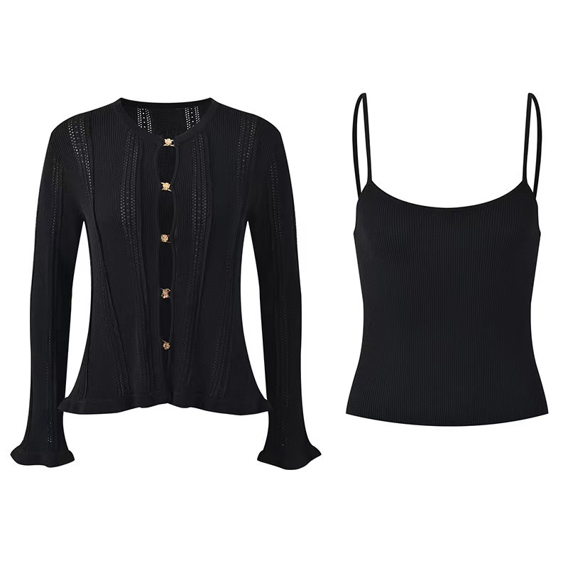 Fashionslee Women Madeline Cardigan Twin Set