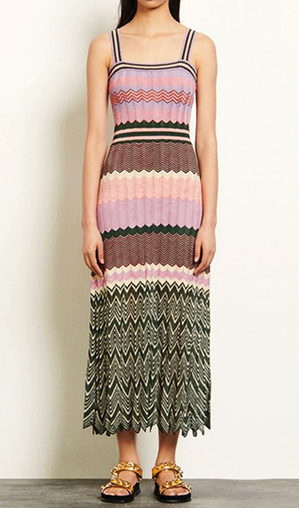 bd07aecbda2d48ae9be237d67e62f192.jpg Fashionslee Women Gregg Strappy Knit Midi Dress
