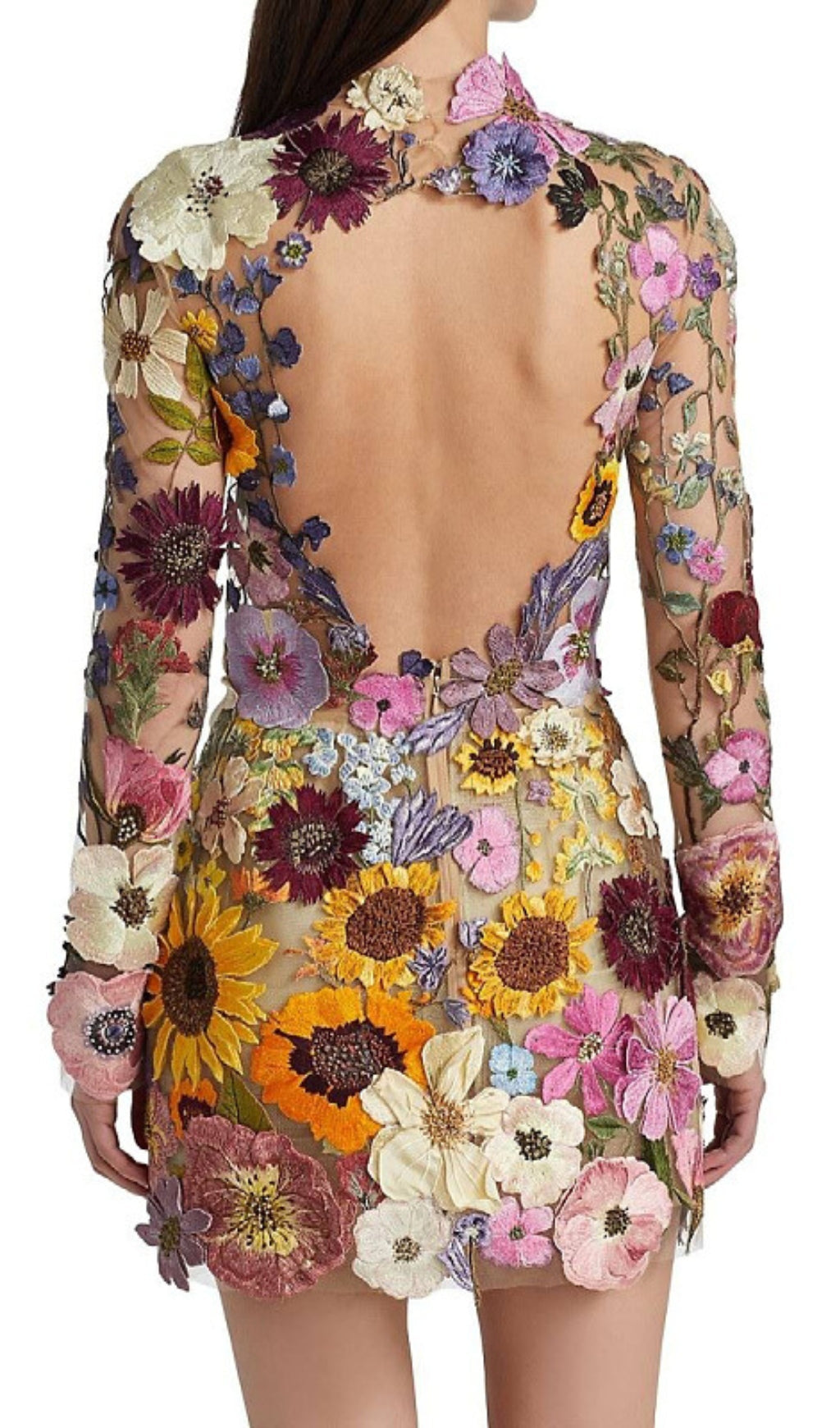 bd20ee9578413f5d18d2588d386ef581.jpeg Fashionslee Women Embroidered Lace Half High Collar Mini Dress