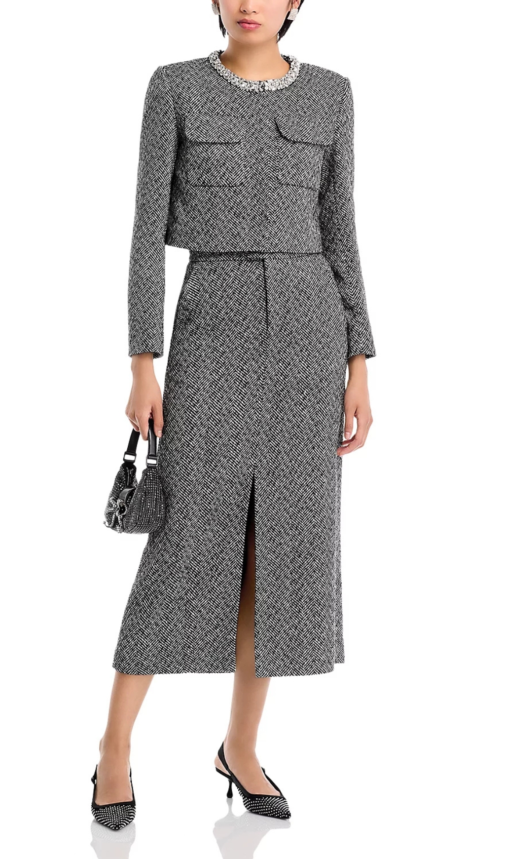 Fashionslee Women Embellished Jacket