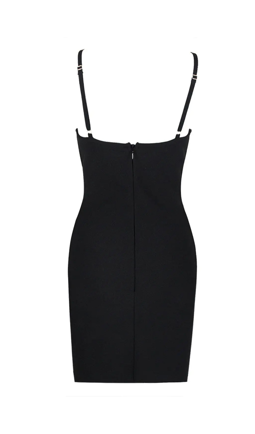 CRYSTAL EMBROIDERED BLACK MINI DRESS – VIRAL - OWNCI
