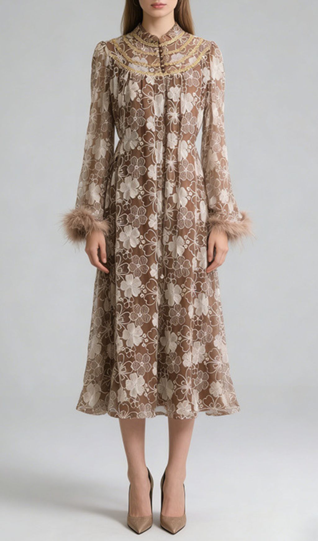 be08fe66c1696ef13da69d682c89b9ea.jpg Fashionslee Women Jenner Floral Long Sleeve Midi Dress