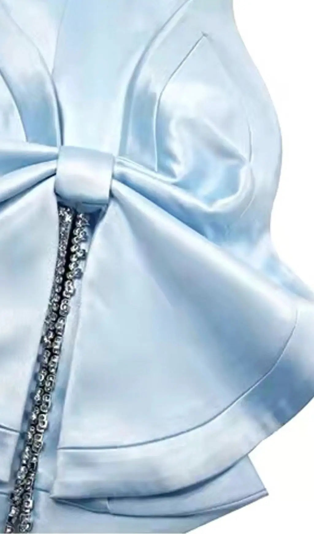 be83a7c3bc4ad696d4cb23e7cf93b8b2.jpeg Fashionslee Women Baby Blue Crystal Bow Mini Dress