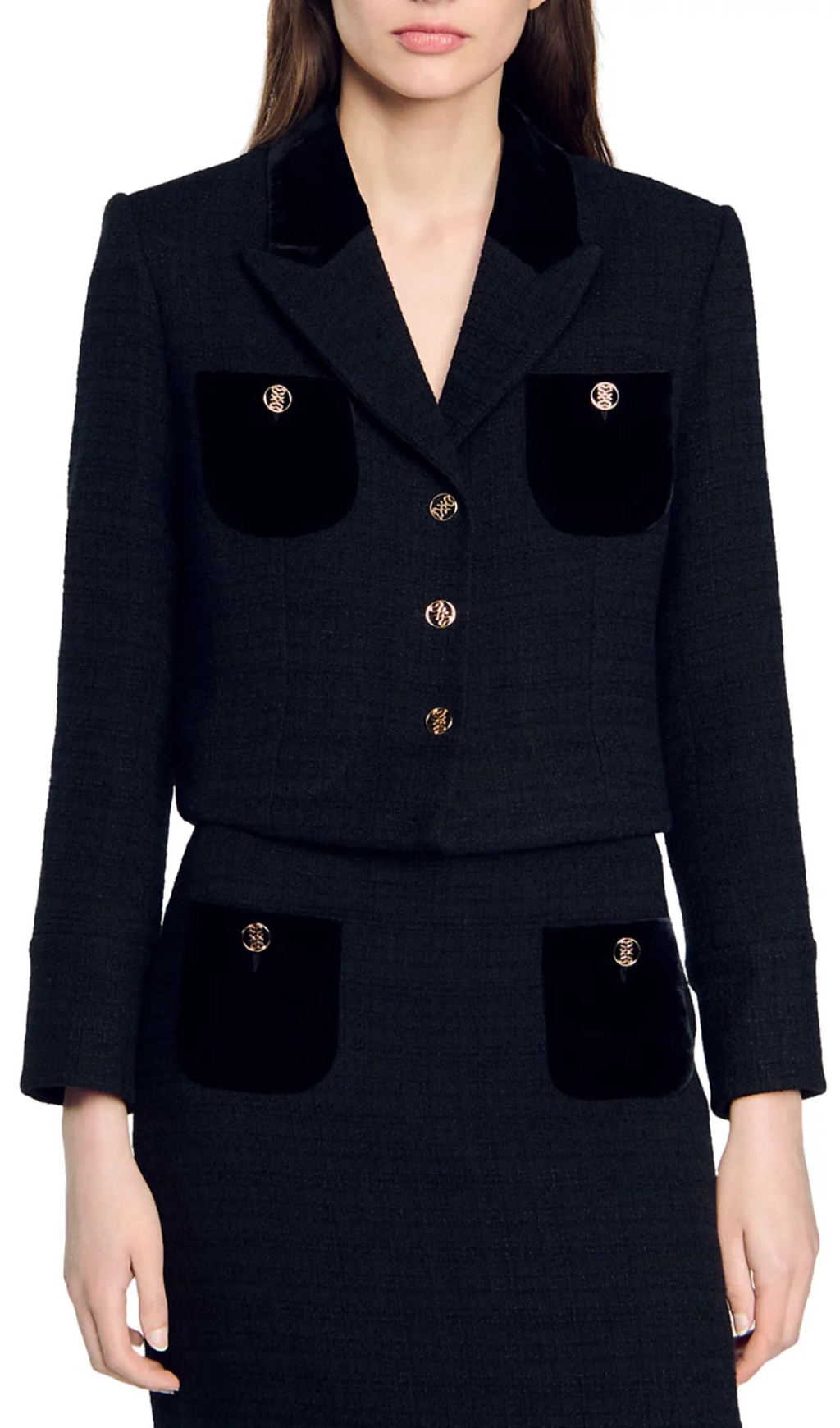 be955dc07c09b325c8af9aee8bd635a5.jpg Fashionslee Women Vic Cropped Blazer