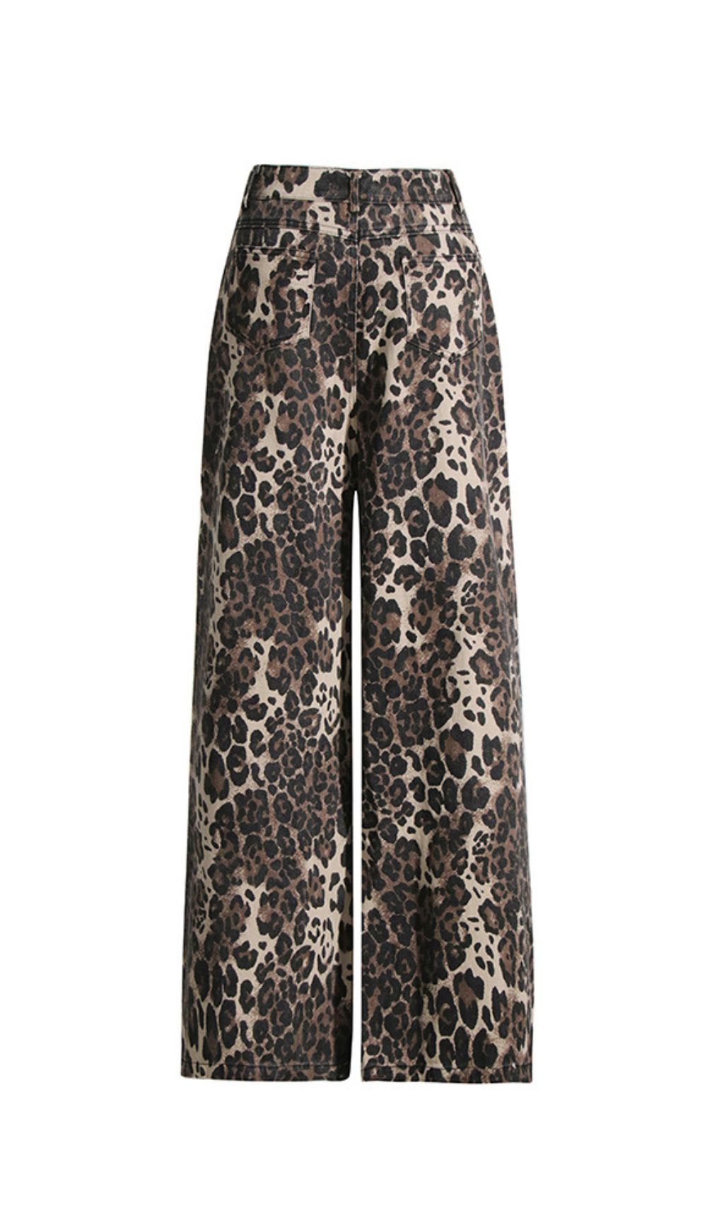 bf021b2153656b8af6100543ef6eb2d0.jpg Fashionslee Women Jada Leopard Denim Pants