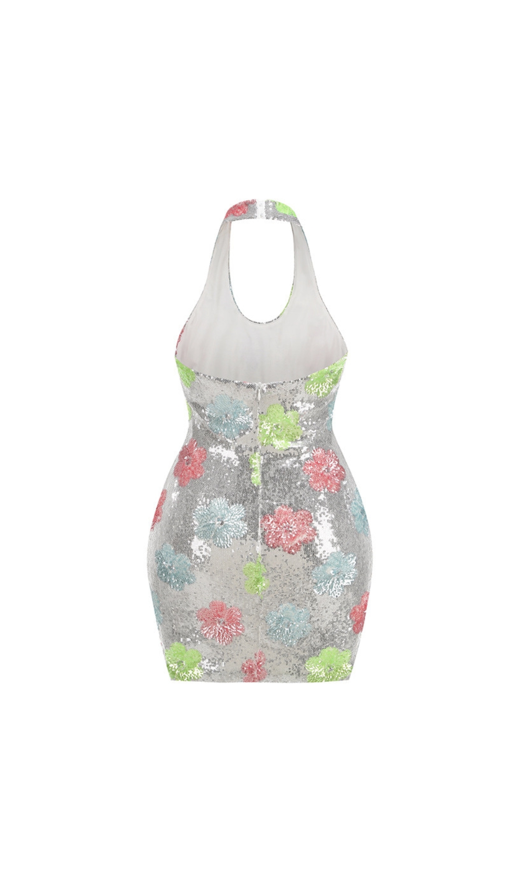 bf5f358a695341868010b181da51829f.jpg Fashionslee Women Dosia Halter Flower Sequin Backless Mini Dress