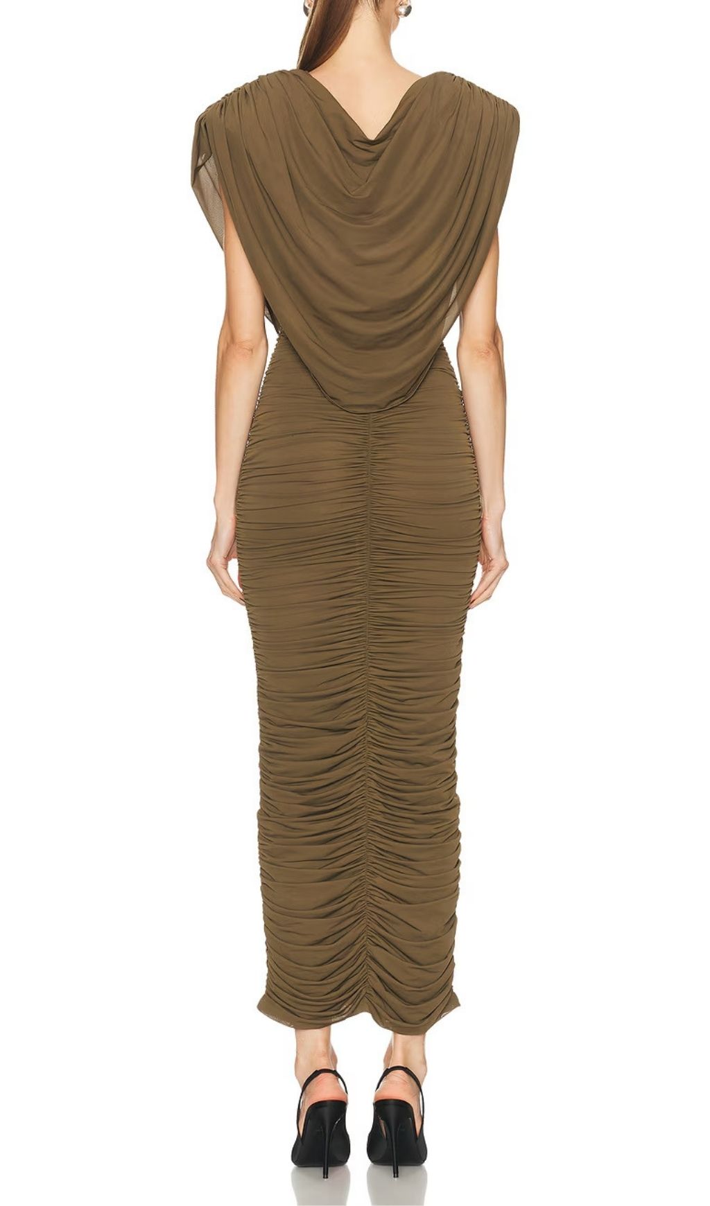 Fashionslee Women Keeley Ruched Maxi Dress