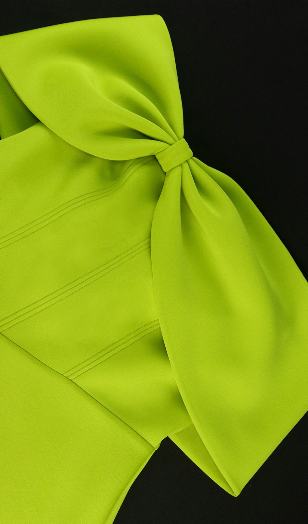 bfdf9bf8f45e53381160e32da53c7bd7.jpg Fashionslee Women Batya Green Bow Corset Mini Dress