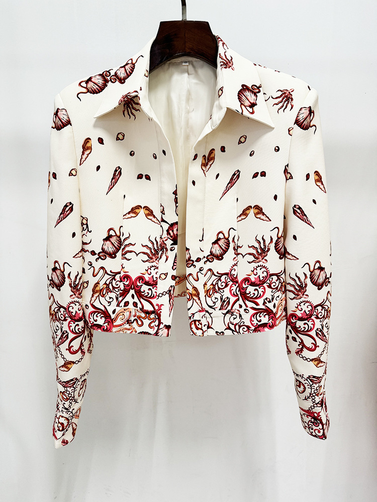 c03b8114933dc7126d19c69c4aadcb21.jpg Fashionslee Women Camira Printed Blazer Three-Piece Set