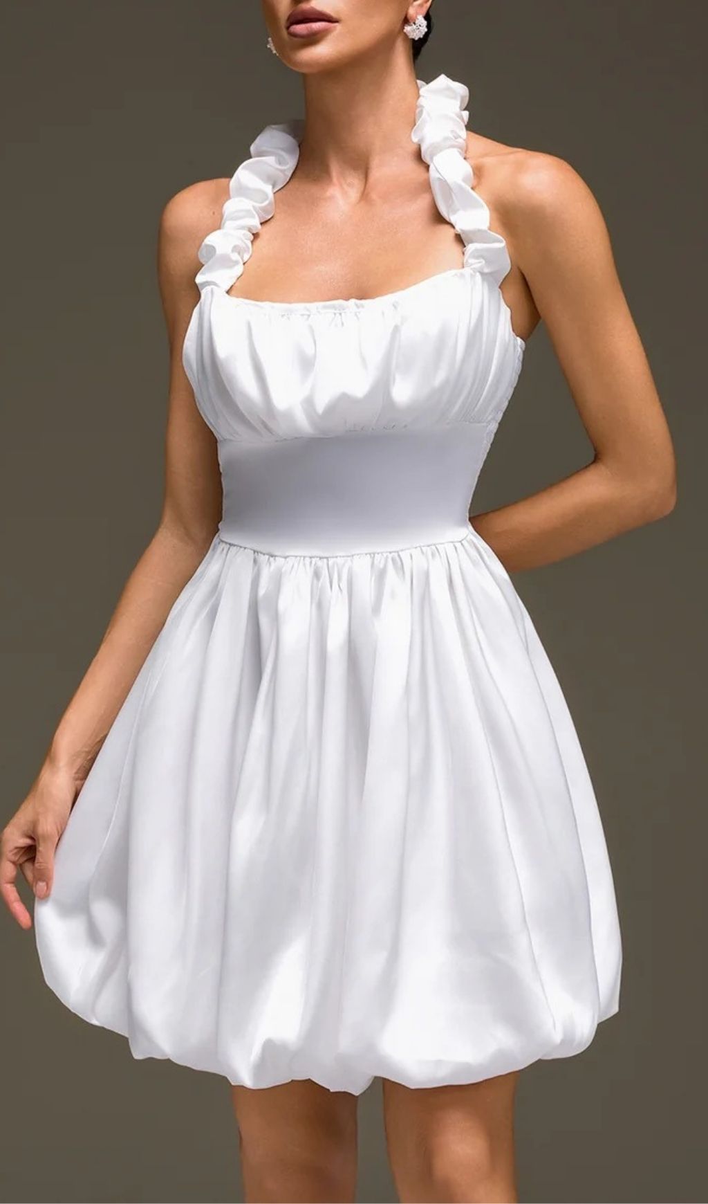 c06fcabb675c3c45720d625486c26133.jpg Fashionslee Women Nexaviel Halterneck Ruched Mini Dress