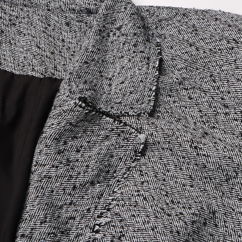 c142c6b785689906ac90c13dddd9bcd5.jpeg Fashionslee Women Astrid Collar Houndstooth Coat