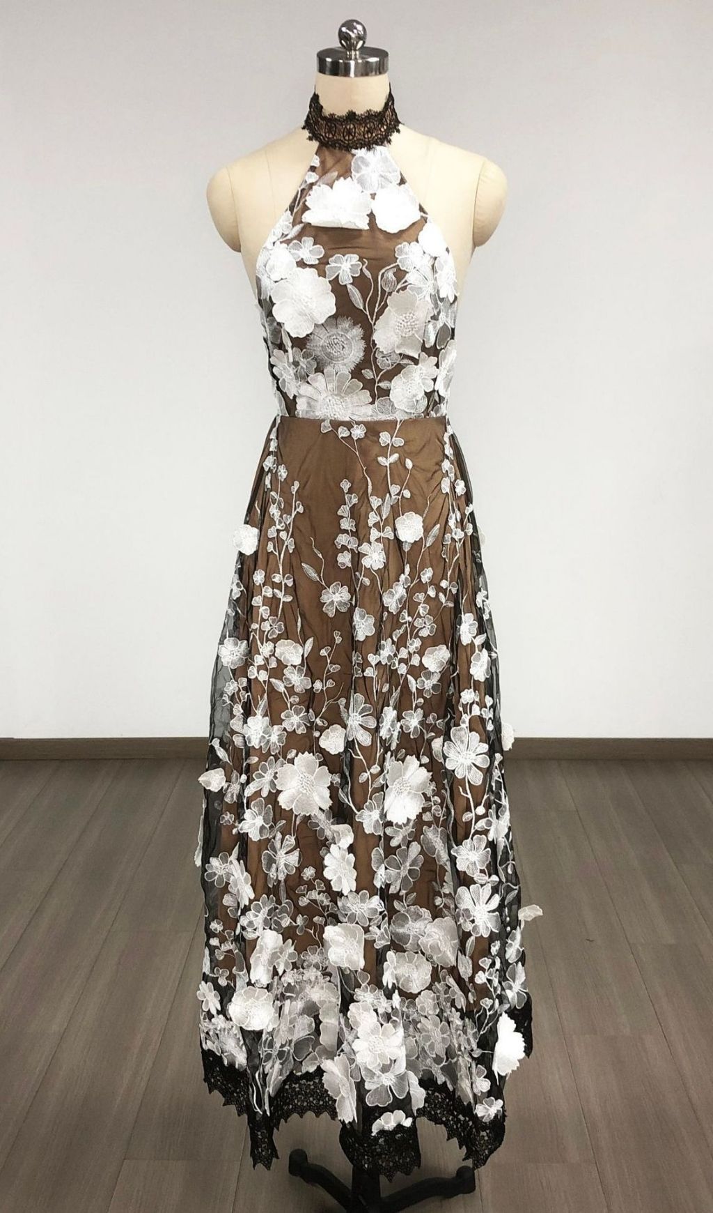 c17a31b5bc3860992c7376ee16325670.jpg Fashionslee Women Karisma Halter Flower Maxi Dress