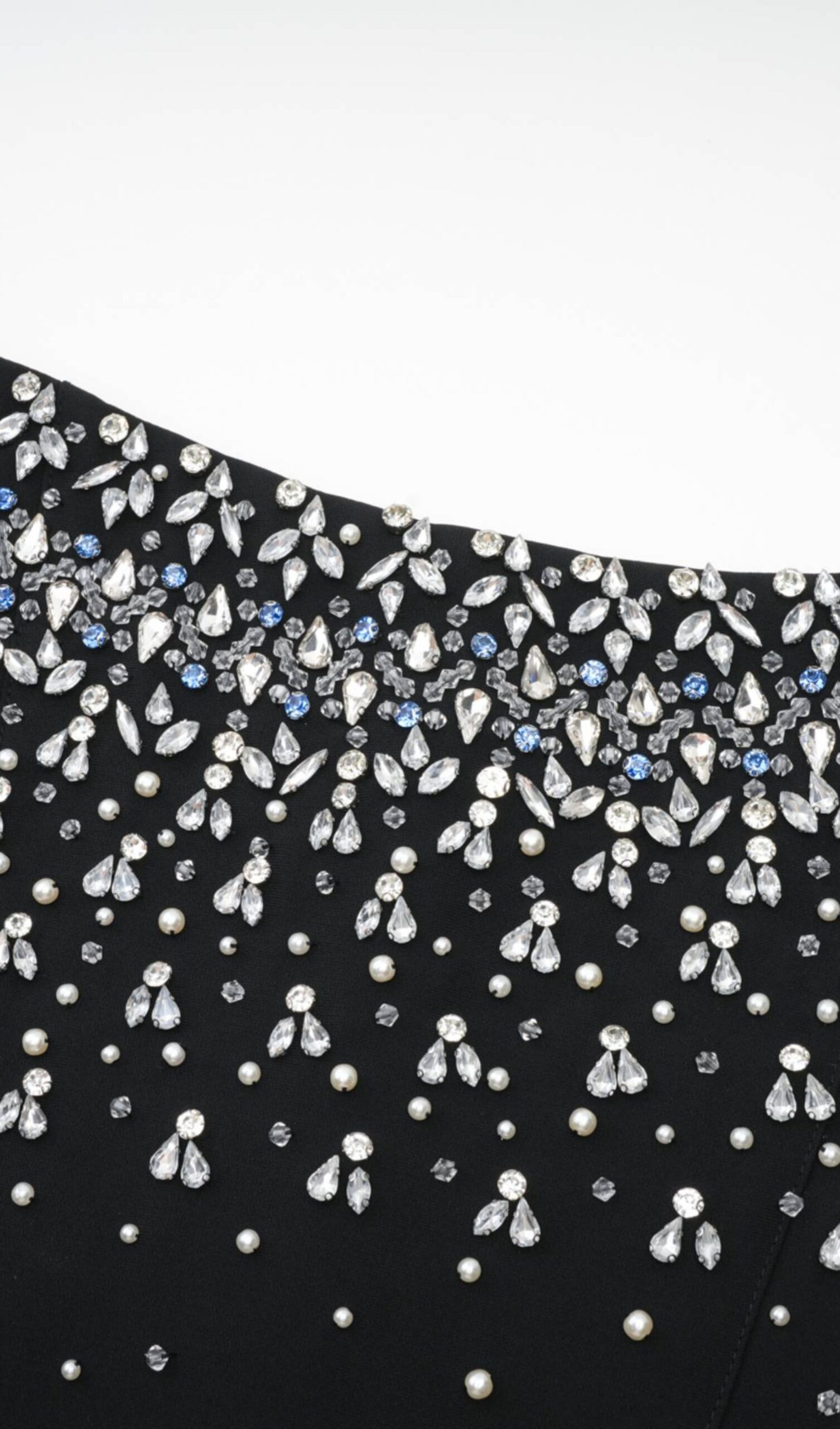 c1a2256eb0045024d8a8184cfc623355.jpeg Fashionslee Women Crystal Beading Strapless Mini Dress In Black