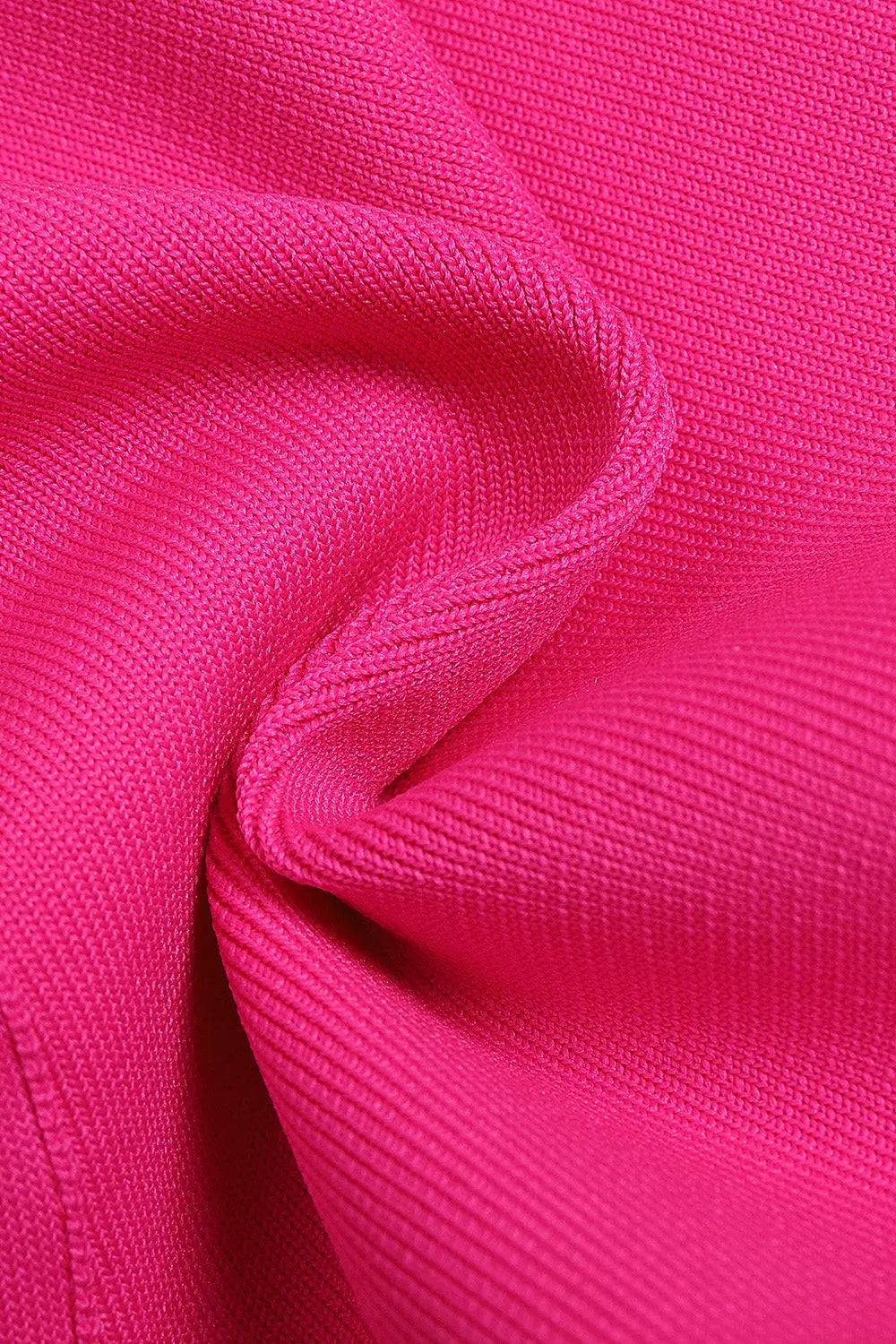 Fashionslee Women Long Sleeve Hollow Out Mini Bandage Dress In Pink