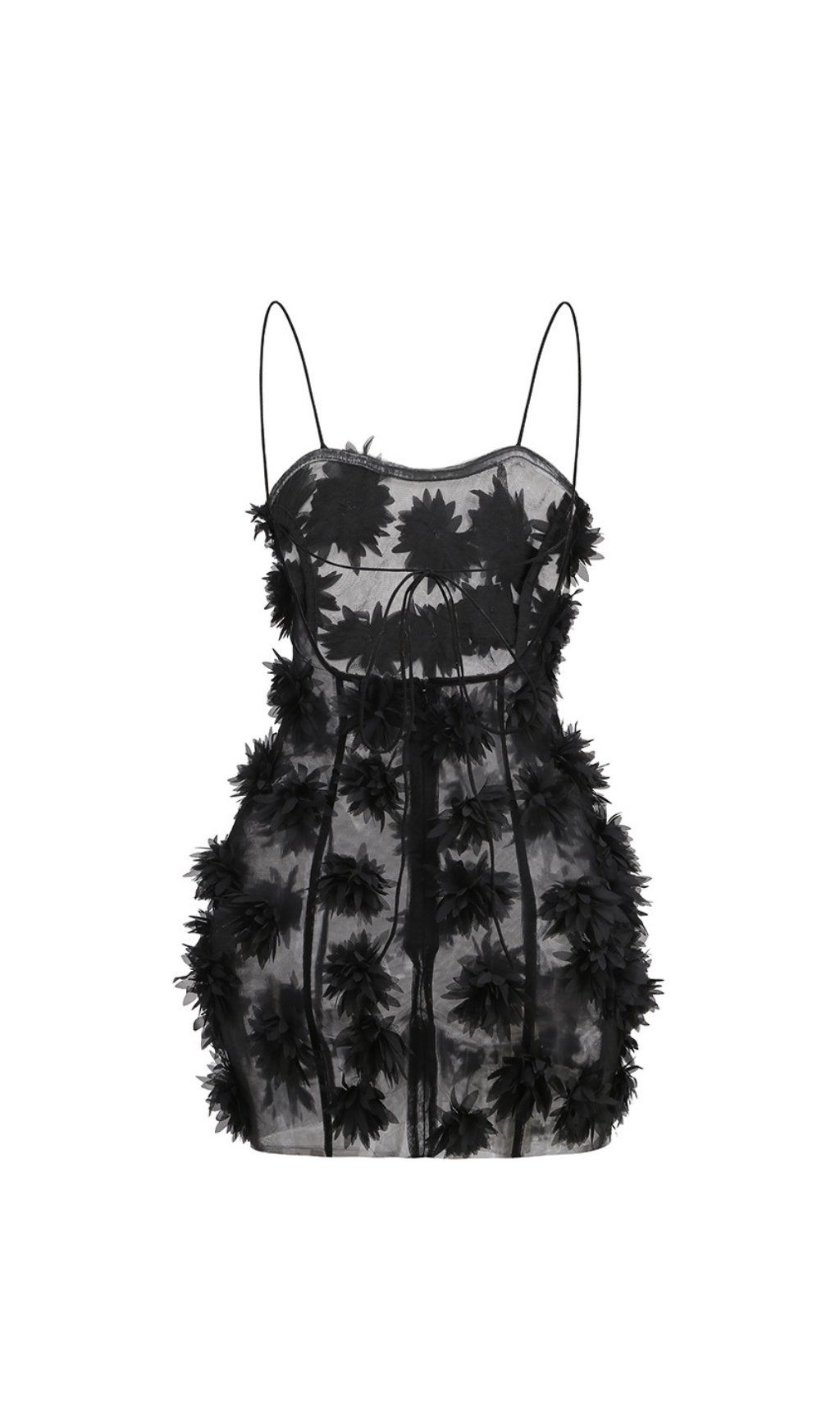 c1cf62dfd9d537158bc8a6850faa06bd.jpg Fashionslee Women Briseis Flower Embellished Mini Dress