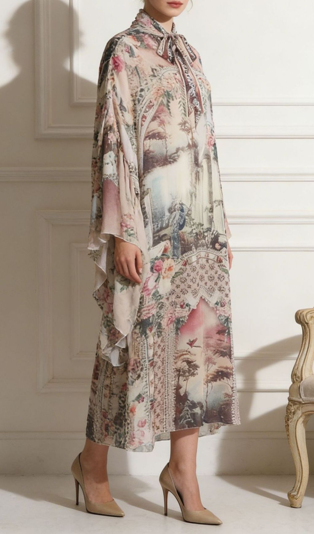 Fashionslee Women Kennice Printed Maxi Dress