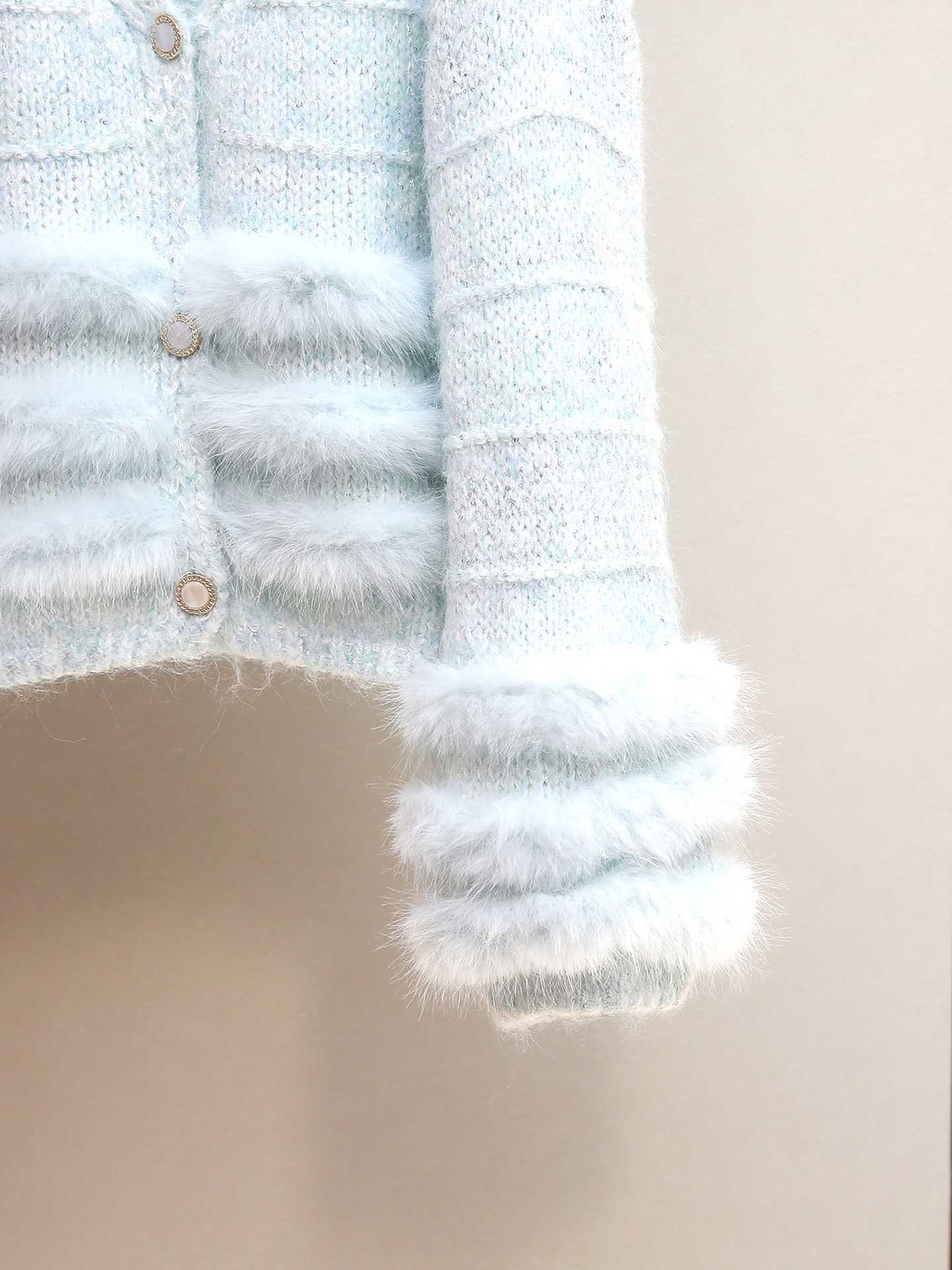 c2bb4203169c5145f716539bfdb6bea2.jpg Fashionslee Women Joanie Blue Plush Knit Cardigan