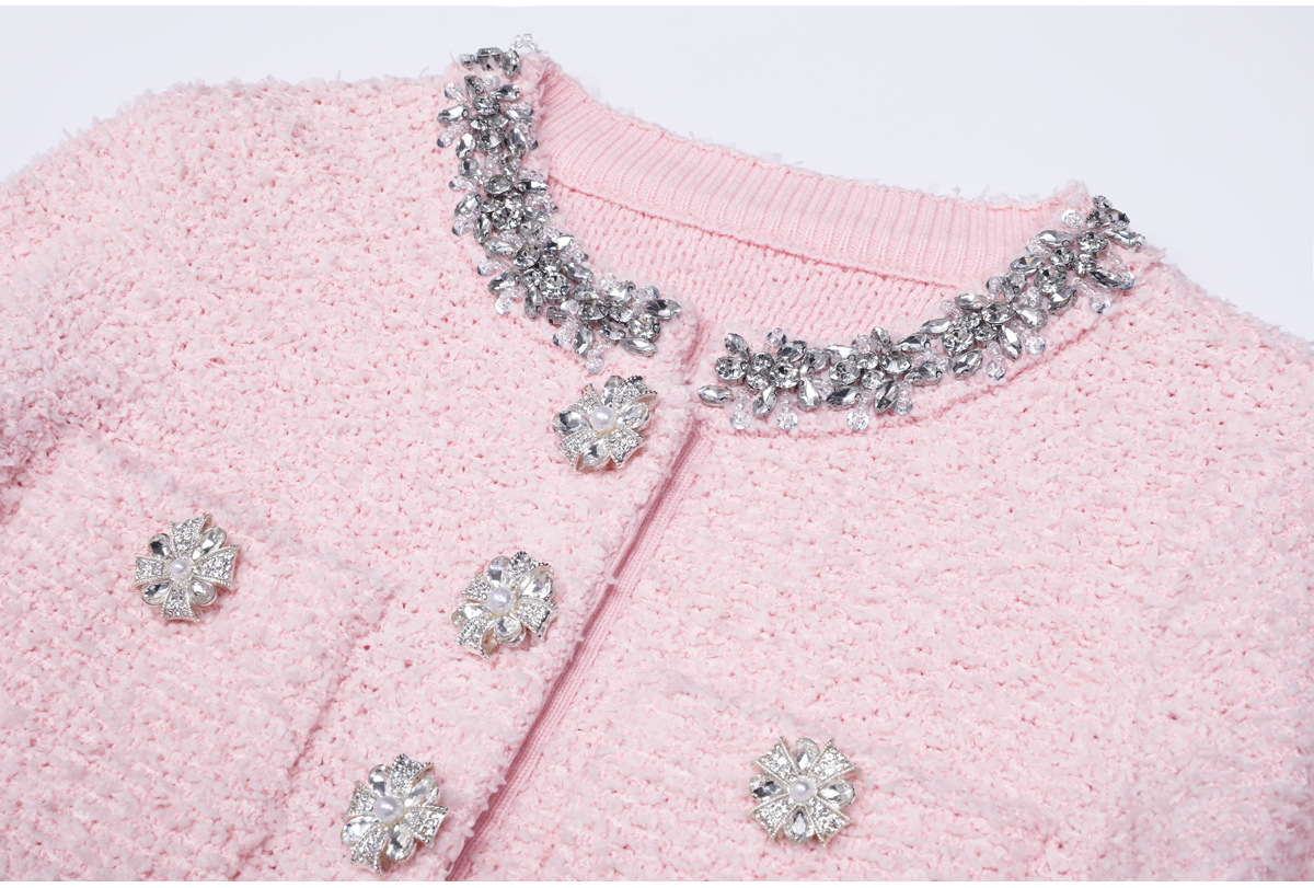 c2bd10d715a4eb2590f2054bb06f011e.jpg Fashionslee Women Karsyn Diamante Knit Long Sleeve Mini Dress