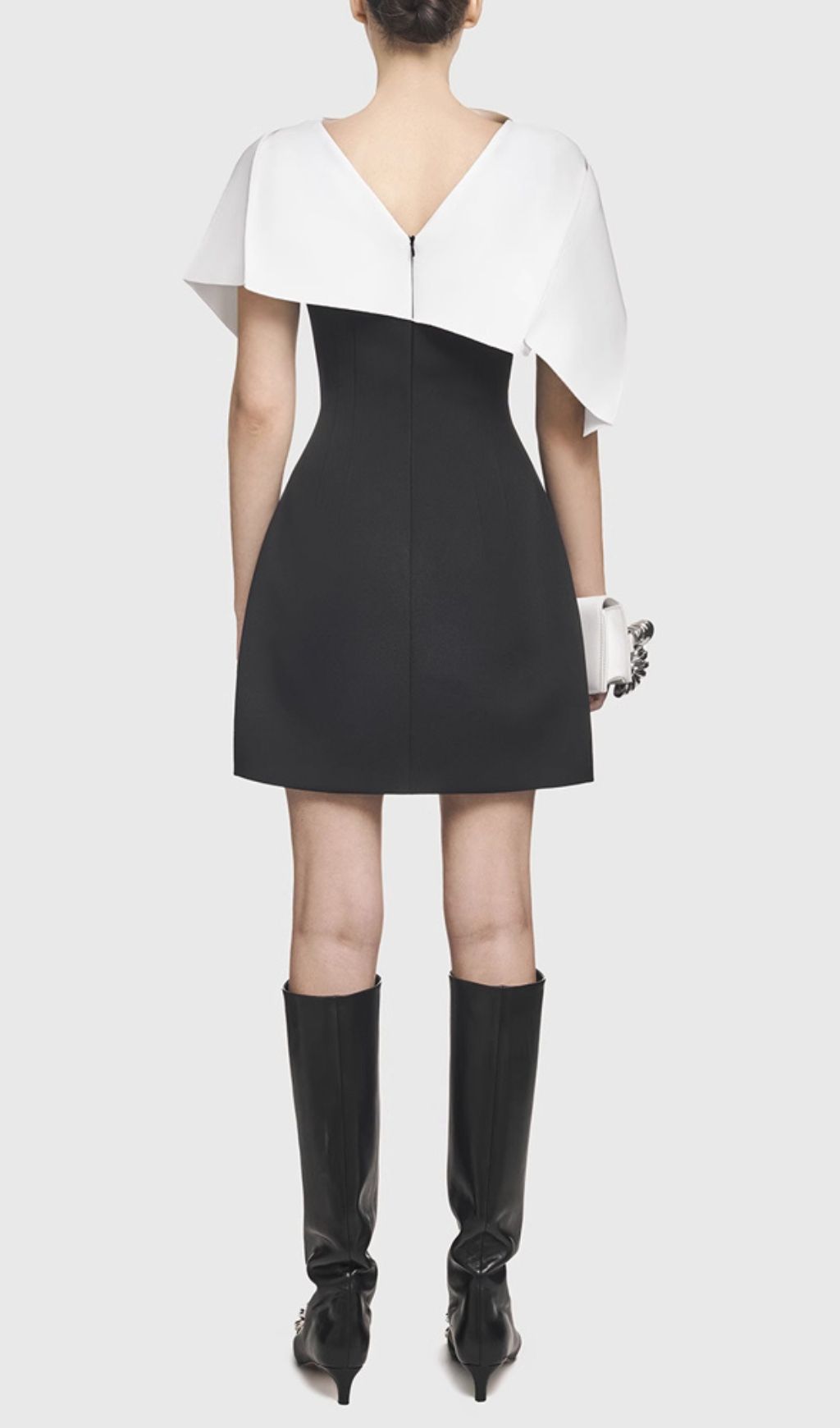 Fashionslee Women Gainell Irregular Shoulder Mini Dress