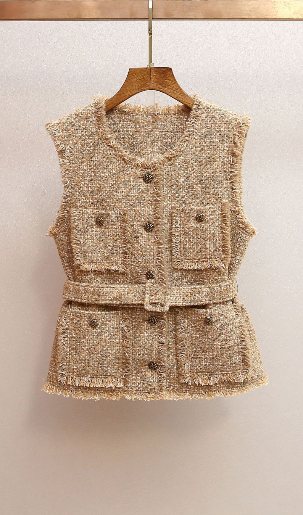 Fashionslee Women Iara Vest With Belt