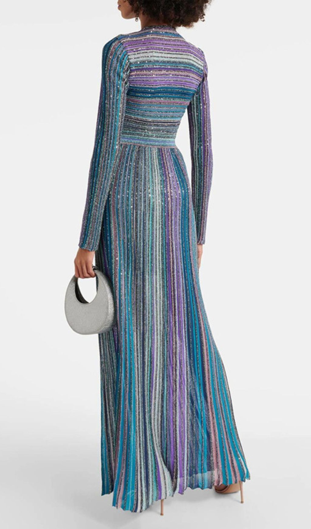 Fashionslee Women Hazen V-Neck Long Sleeve Maxi Dress