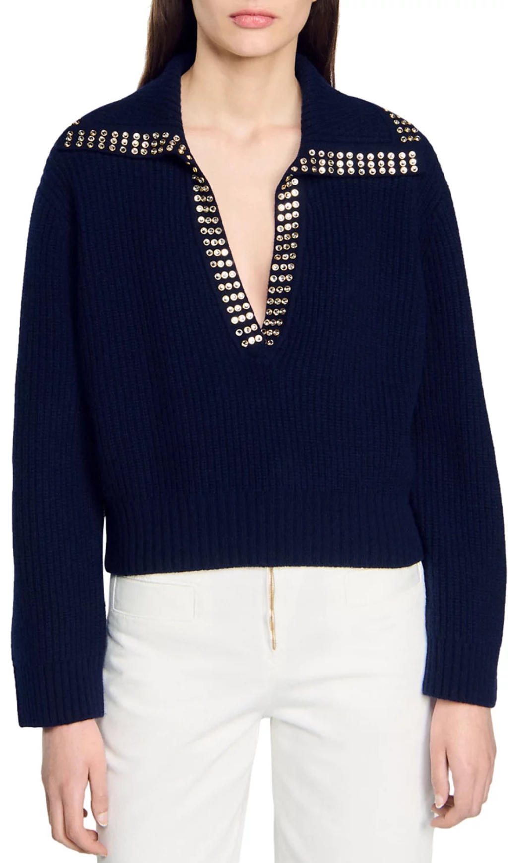 c5b826bb77563ebe1af4d6acb40a7e8e.jpg Fashionslee Women Orso Rhinestone Embellished Sweater