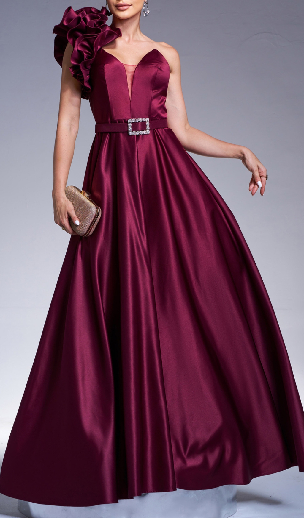 c5ec02666e7f6b21d5d96598e6040f2e.jpg Fashionslee Women Coskun One-Shoulder Maxi Dress