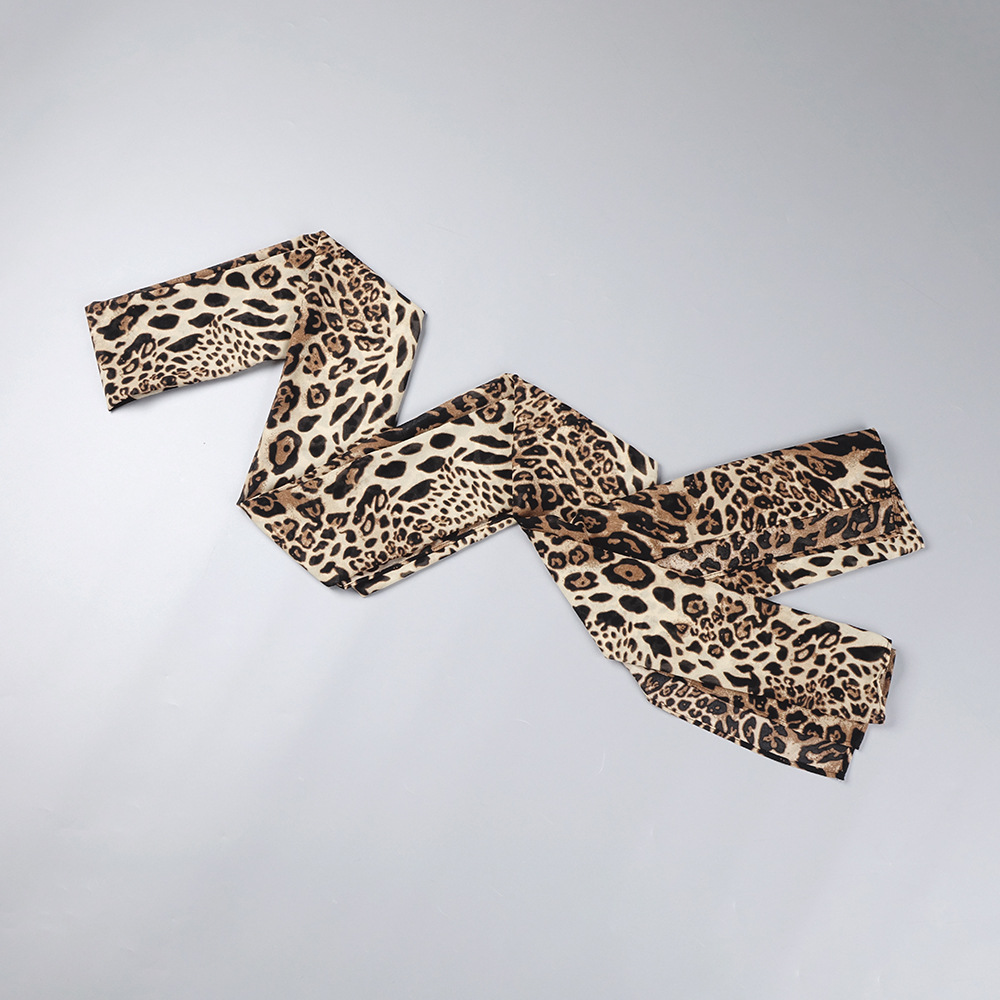 Fashionslee Women Fox Black Leopard Velvet Maxi Dress