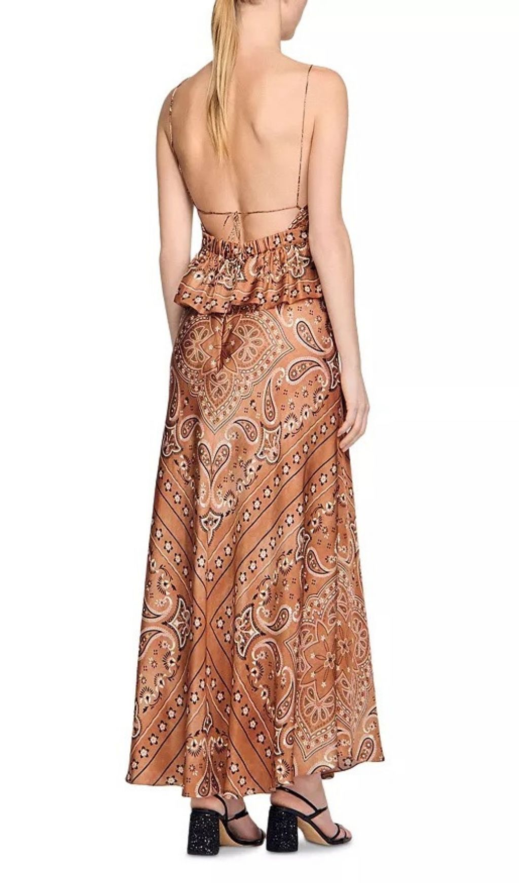 Fashionslee Women Bandana Print Maxi Dress