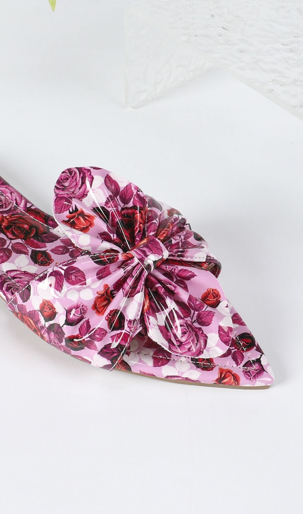 VINTAGE TRENDY RED BOW FLORAL SANDALS - OWNCI VINTAGE TRENDY RED BOW FLORAL SANDALS - OWNCI