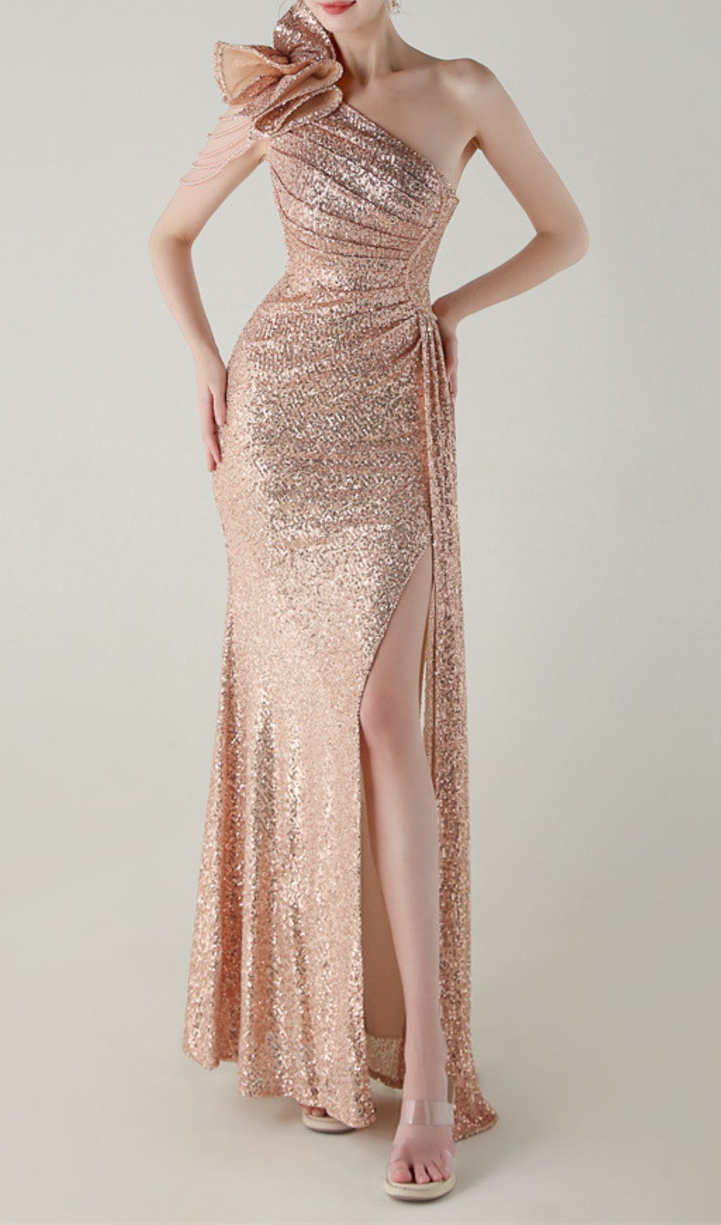c779bad0eb56fd378691f3d9971ca858.jpg Fashionslee Women Ikia One-Shoulder Sequin Maxi Dress