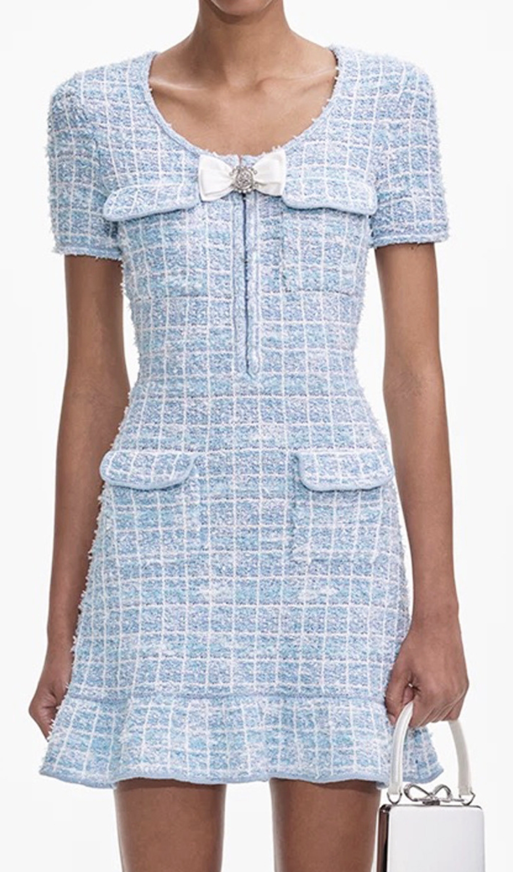 c7ae6b8f389bb1f638c186d801846443.jpg Fashionslee Women Eiffel Bow Mini Dress