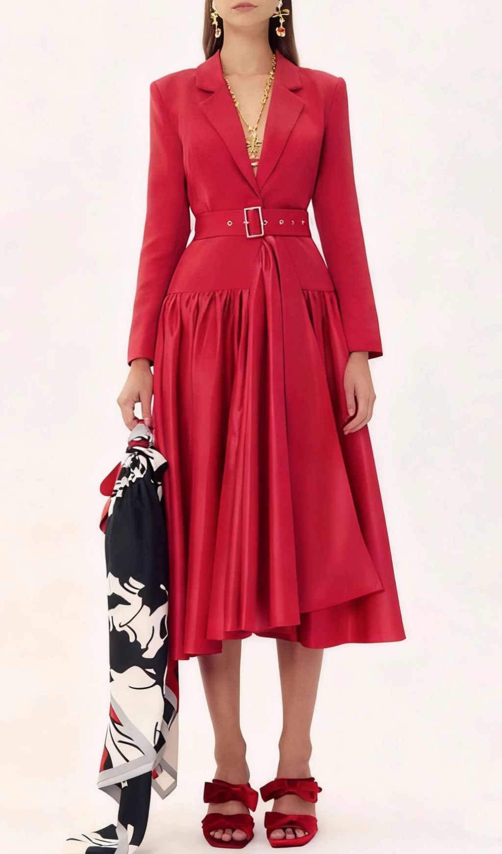Fashionslee Women Imogen Long Sleeve Blazer Dress