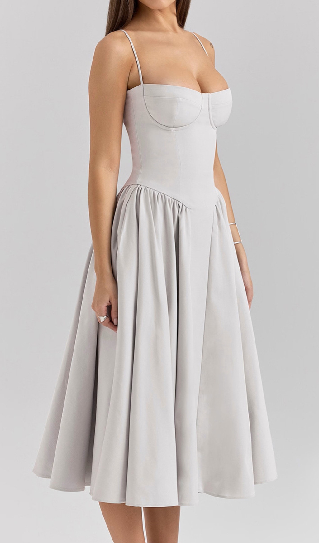 c7c1d5c8f86ccbfec7fd9781149dcd72.jpg Fashionslee Women Dextra Grey Strappy Midi Dress