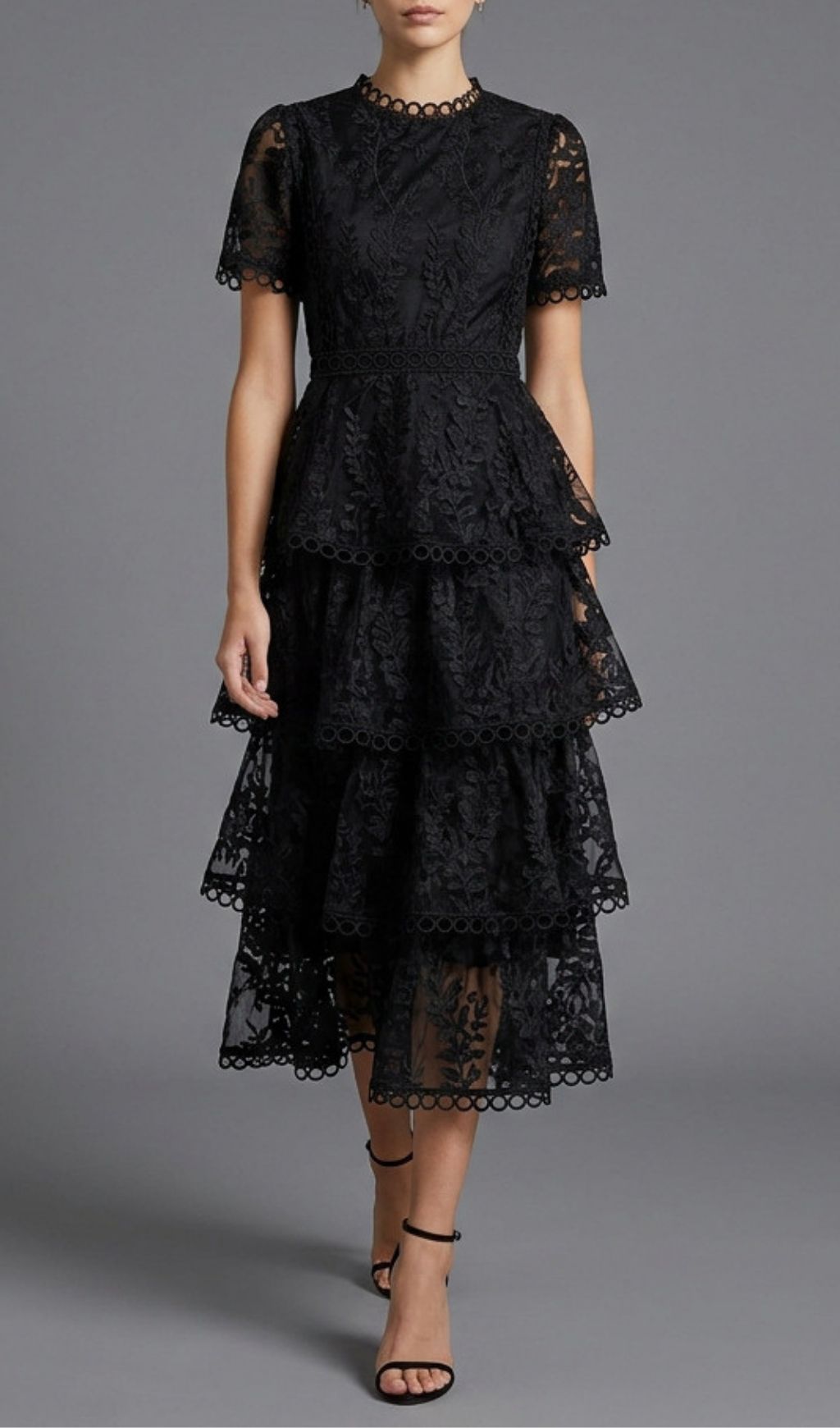 VINTAGE LACE LAYERED MIDI DRESS TRENDING - OWNCI VINTAGE LACE LAYERED MIDI DRESS TRENDING - OWNCI