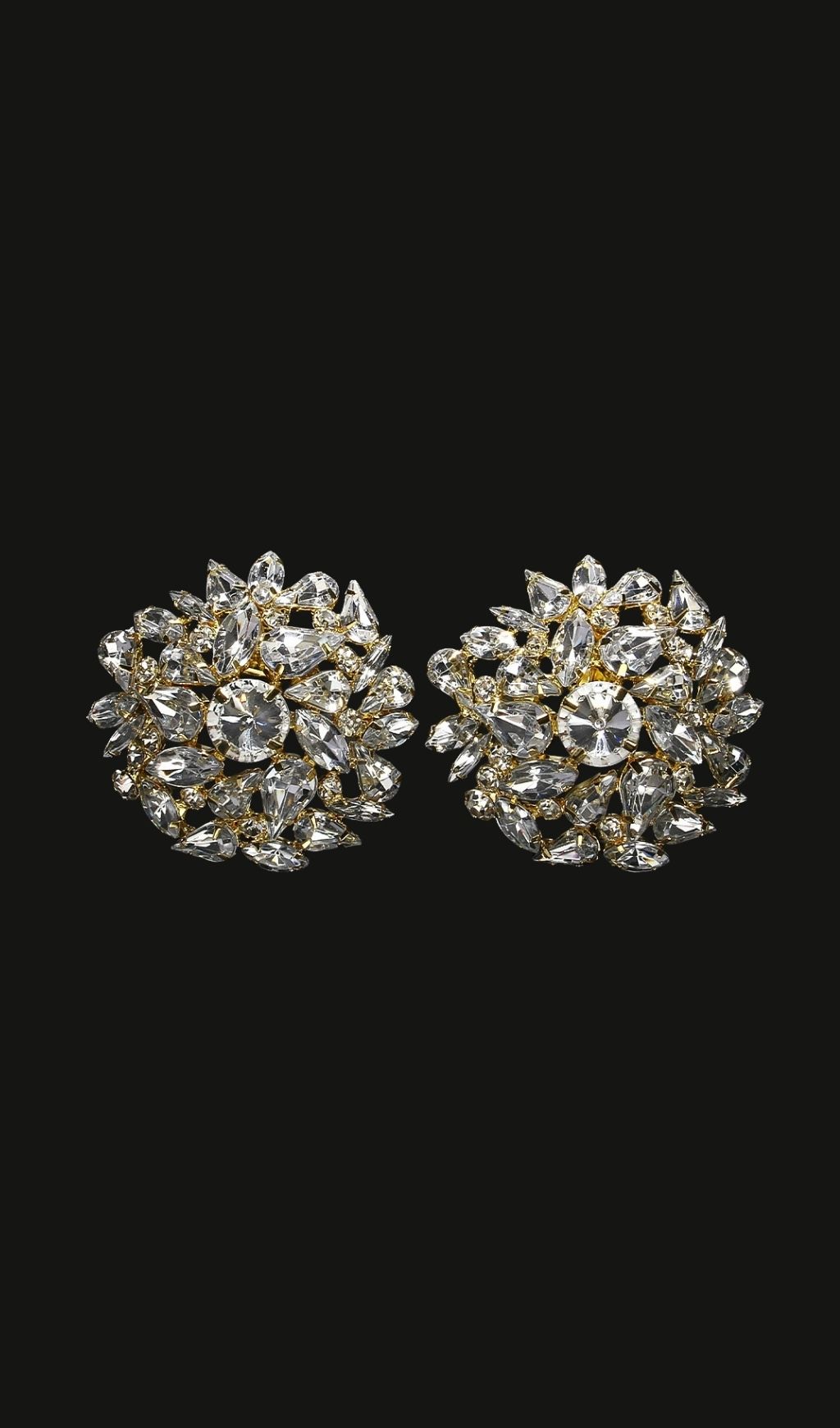 c960ea38b6215f3d5451a27ad04367cd.jpg Fashionslee Women Lysander Circle Rhinestone Earrings