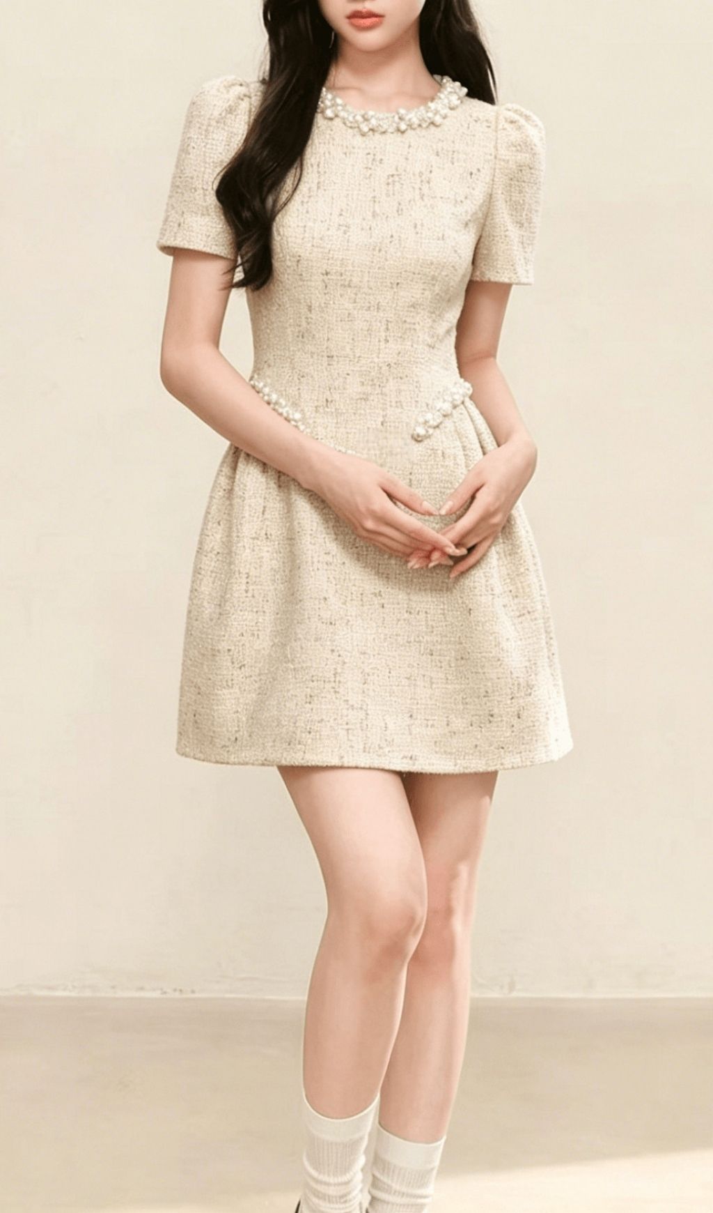 VIRAL BEADED MINI DRESS – MUST-HAVE AESTHETIC - OWNCI